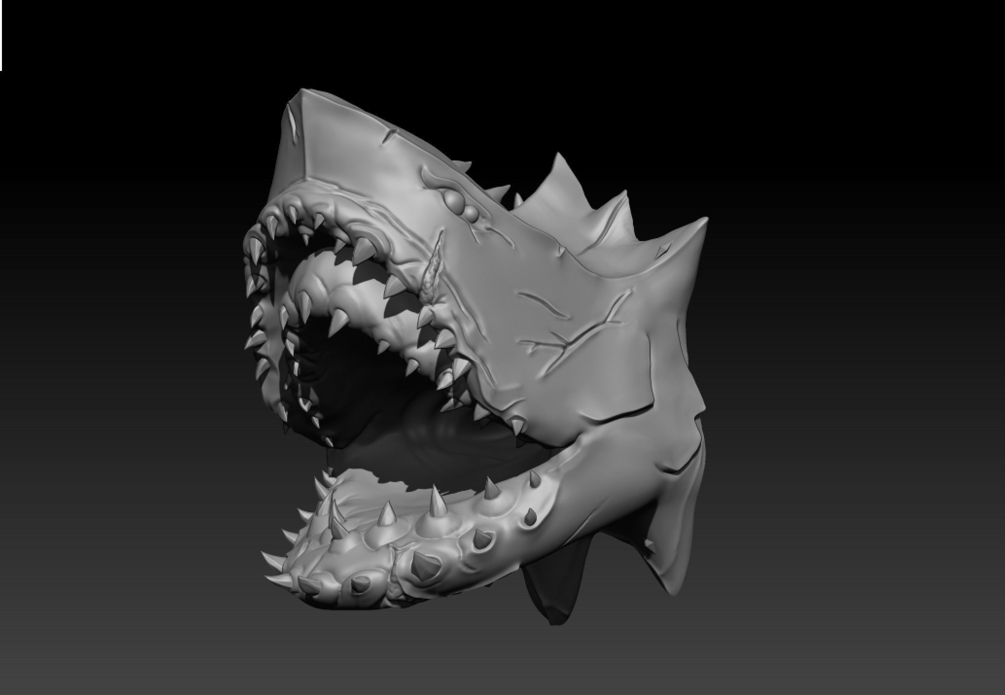 Sea of Thieves Megalodon Trophy 3D print model_3