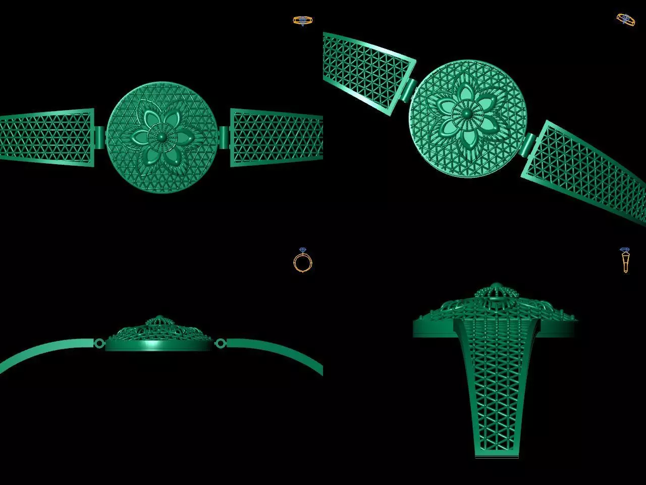 Bracelet 16 3D print model_0