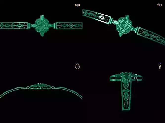 Bracelet 1 bow and arrow