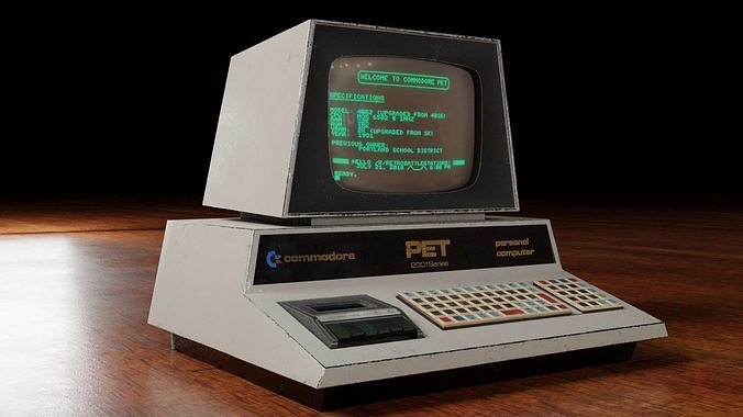 Commodore PET Computer 3D model
