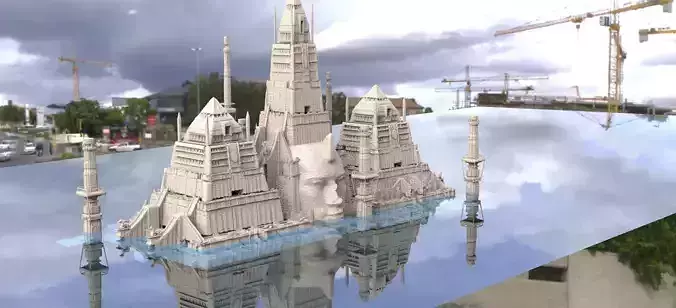 Egyptian Ramesses Temple