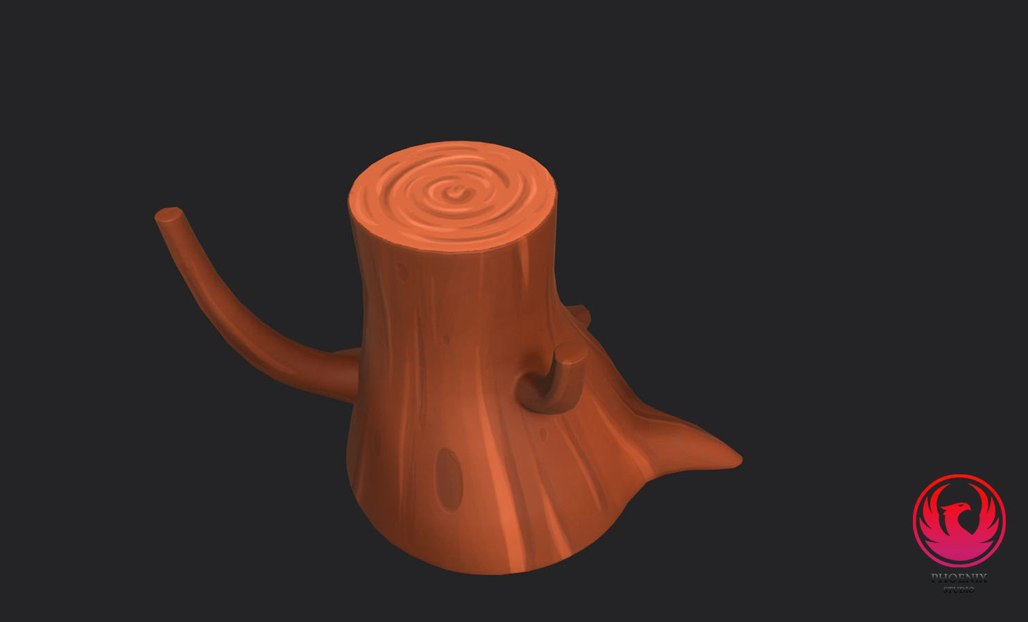 Wood Pack Low-poly 3D model_8