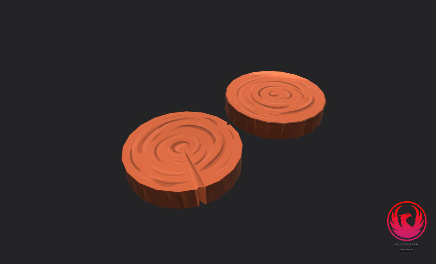 Wood Pack Low-poly 3D model_3