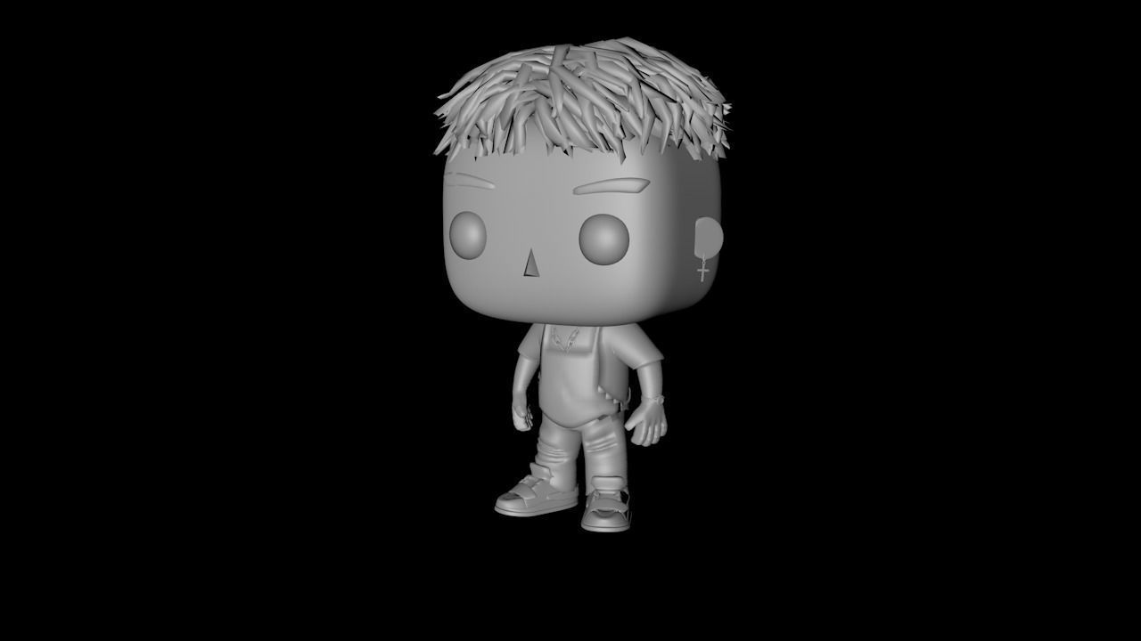 Tiago pzk Funko Pop Style 3D model 3D model_2