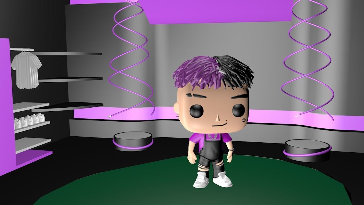 Tiago pzk Funko Pop Style 3D model 3D model_6