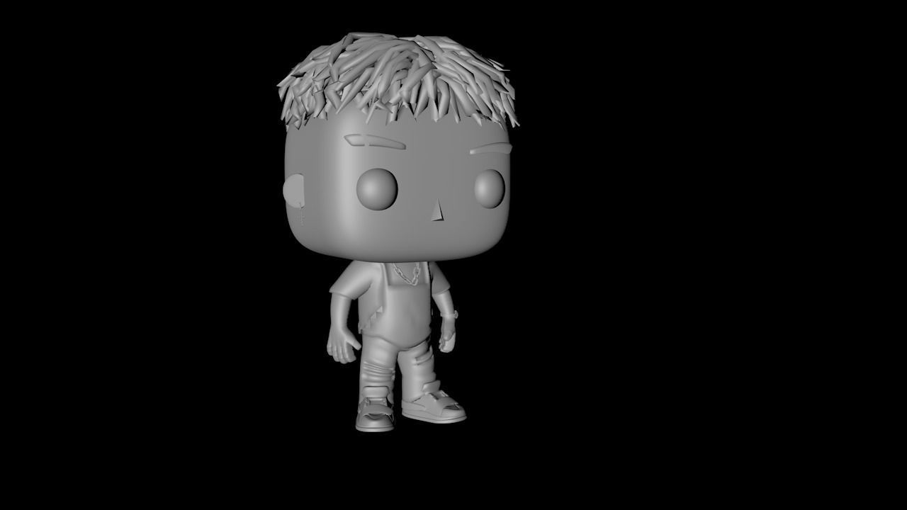 Tiago pzk Funko Pop Style 3D model 3D model_3