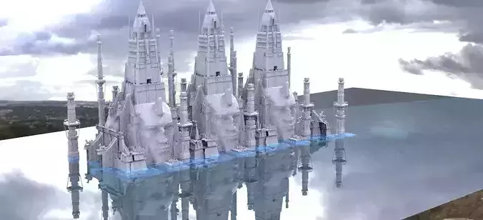 Egyptian Ramesses Temple complex