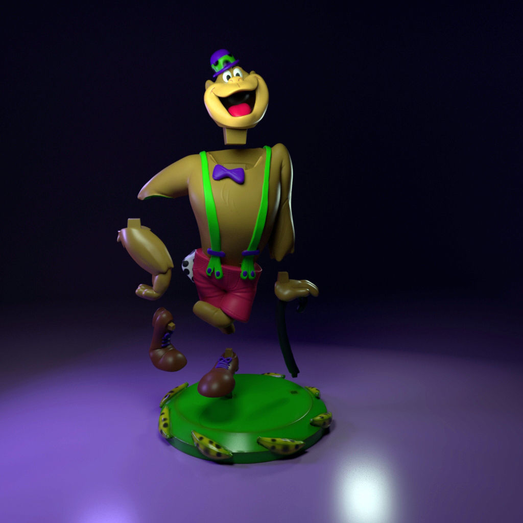 Magilla Gorilla 3D print model_6