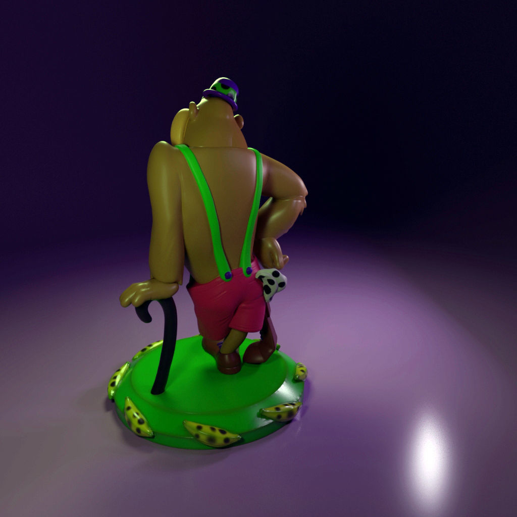 Magilla Gorilla 3D print model_5