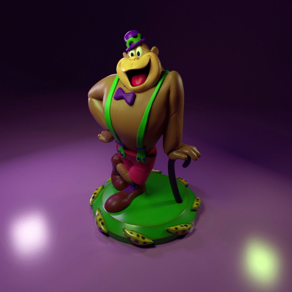 Magilla Gorilla 3D print model_3