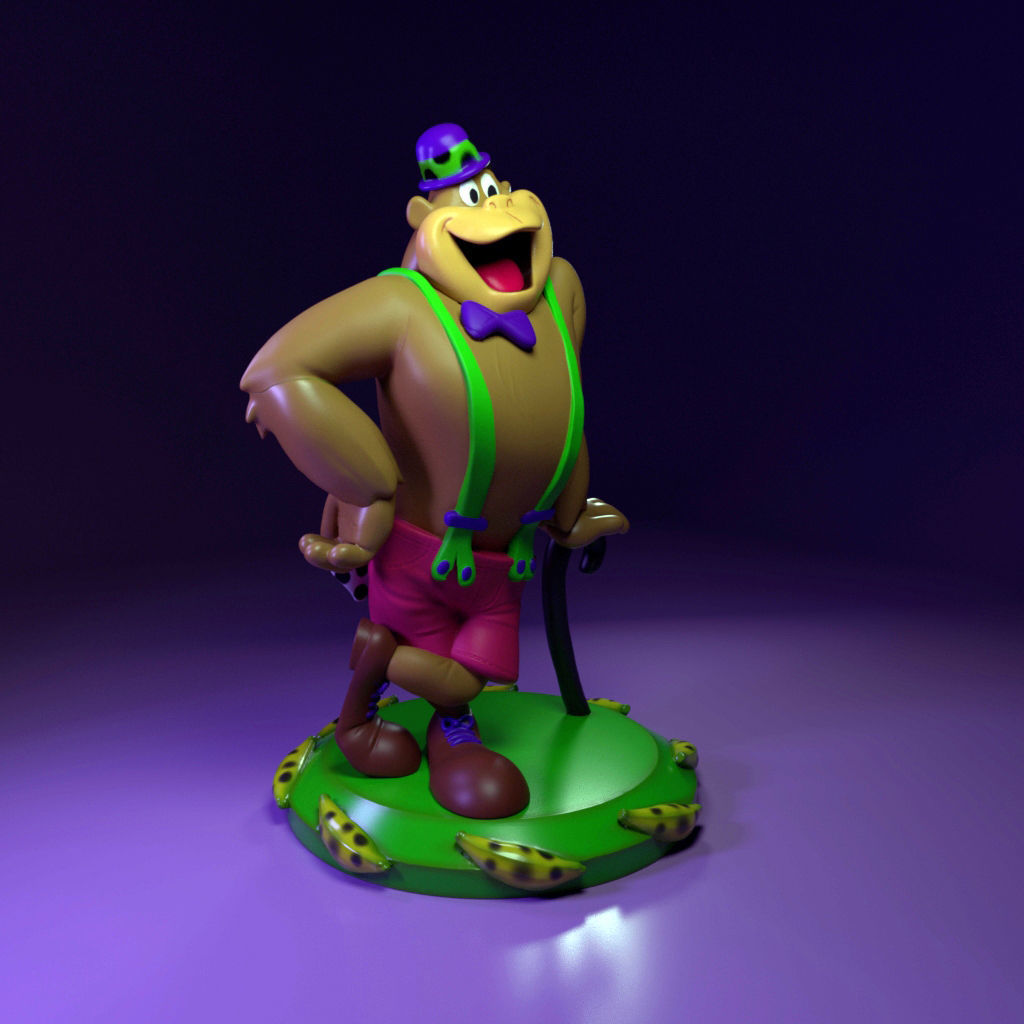 Magilla Gorilla 3D print model_2