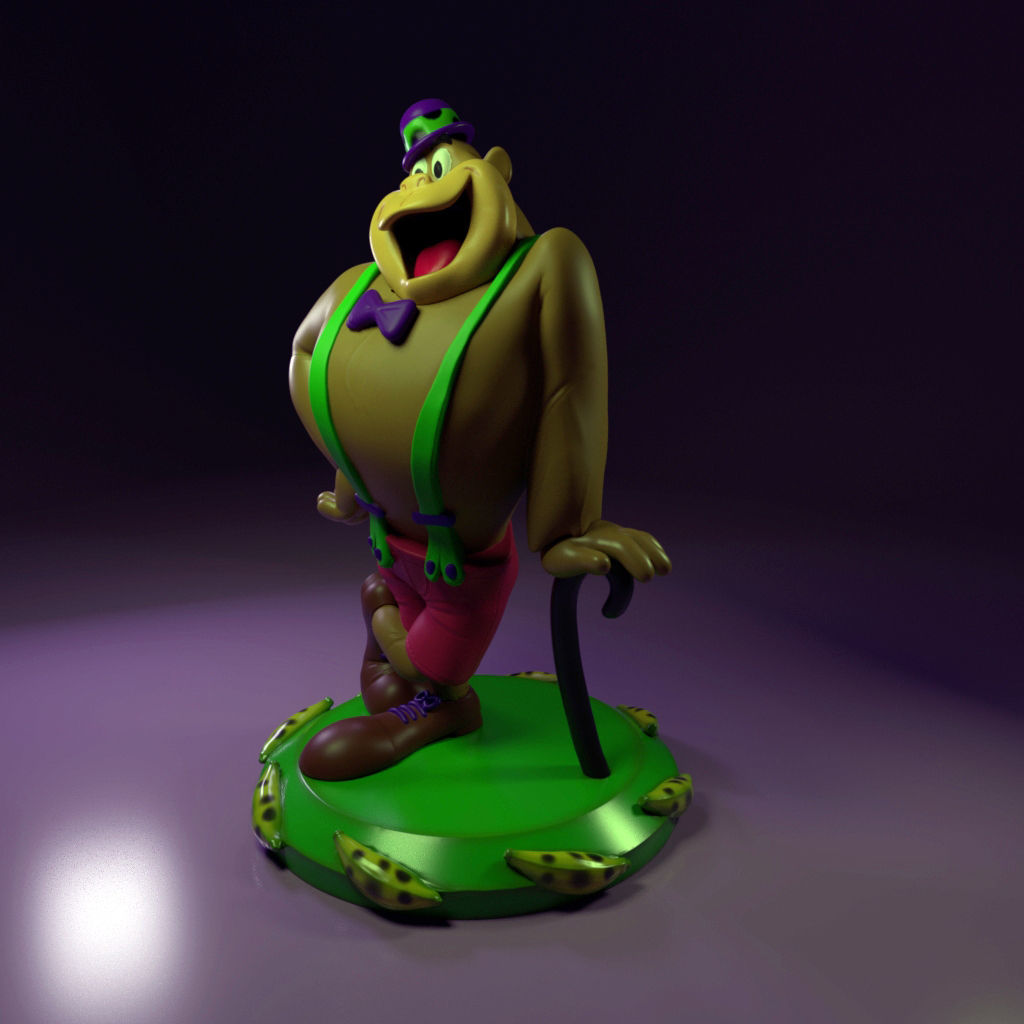 Magilla Gorilla 3D print model_1