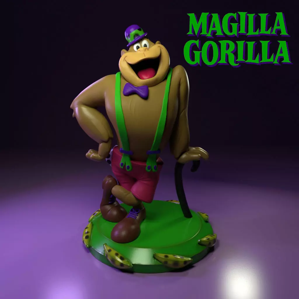Magilla Gorilla 3D print model_0