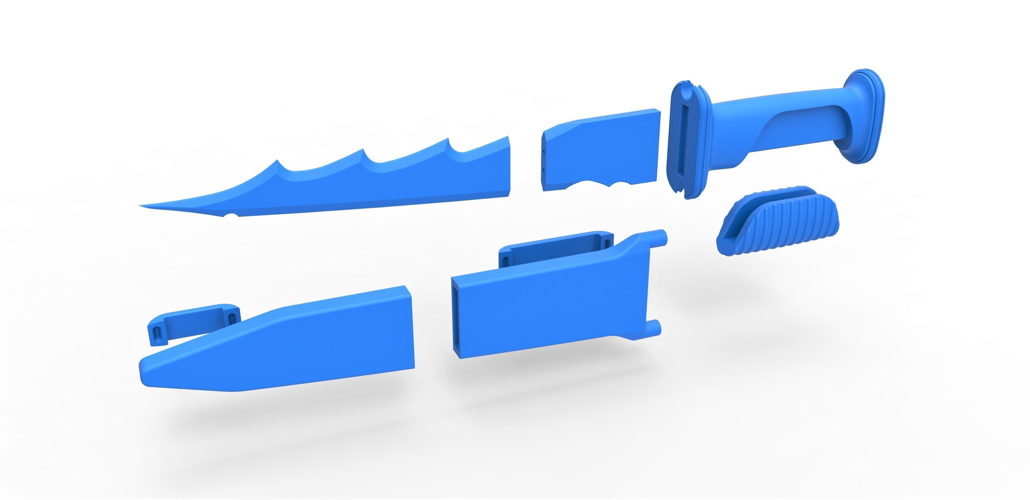 Knife from Star Trek The Next Generation TV series 3D print model_29