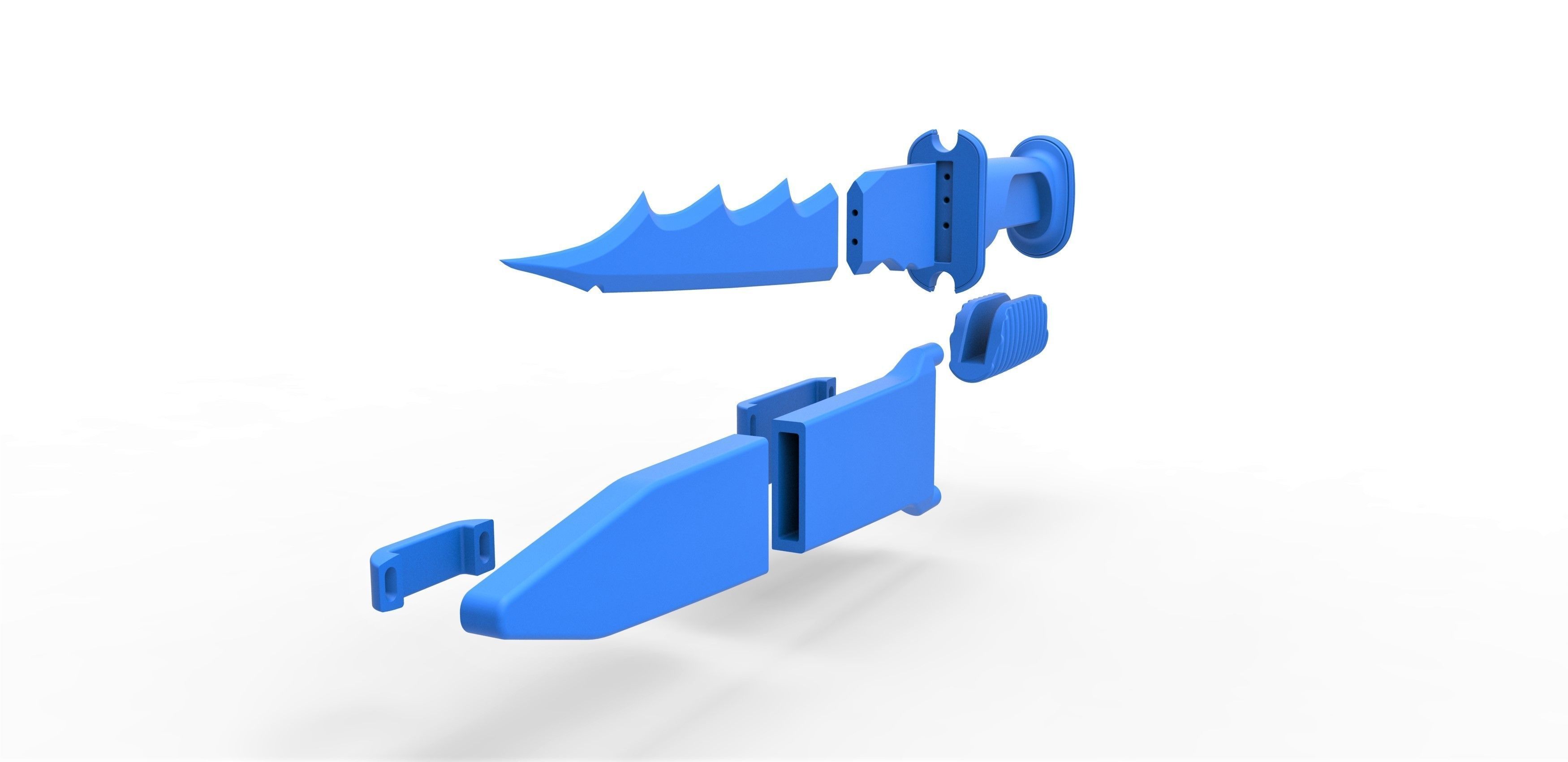 Knife from Star Trek The Next Generation TV series 3D print model_31