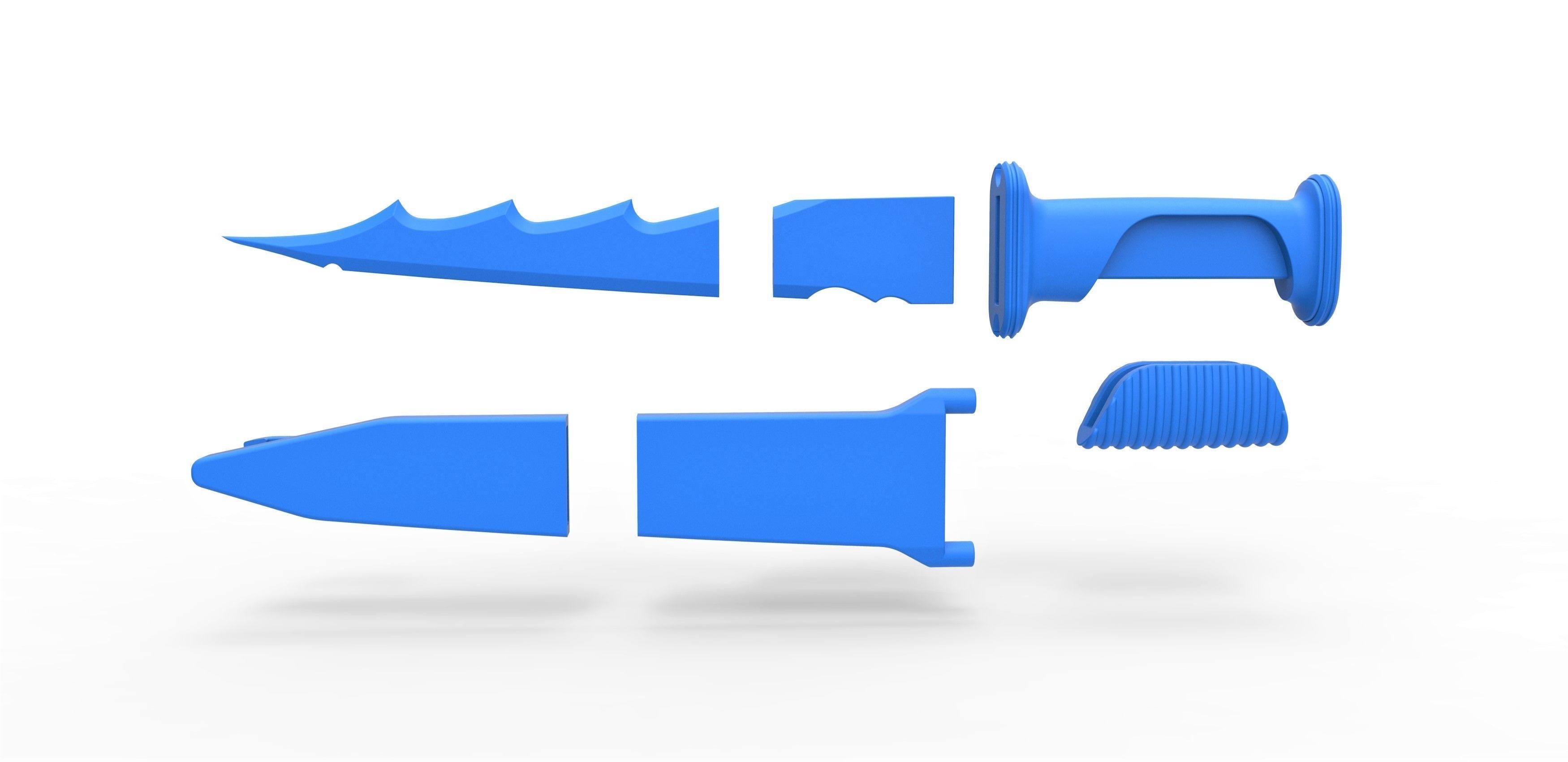 Knife from Star Trek The Next Generation TV series 3D print model_32