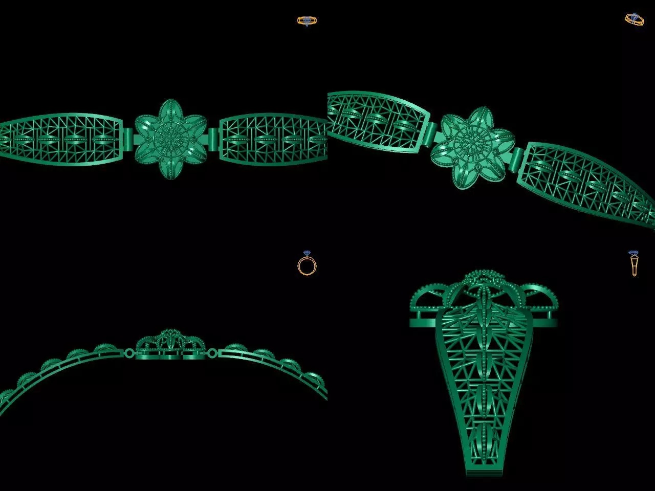 Bracelet 15 3D print model_0