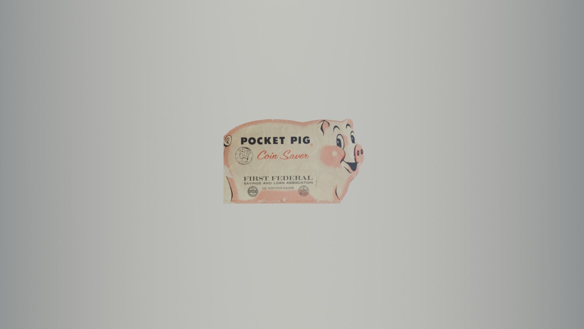 Antique Pig Coin Savers 3D Model Collection_13