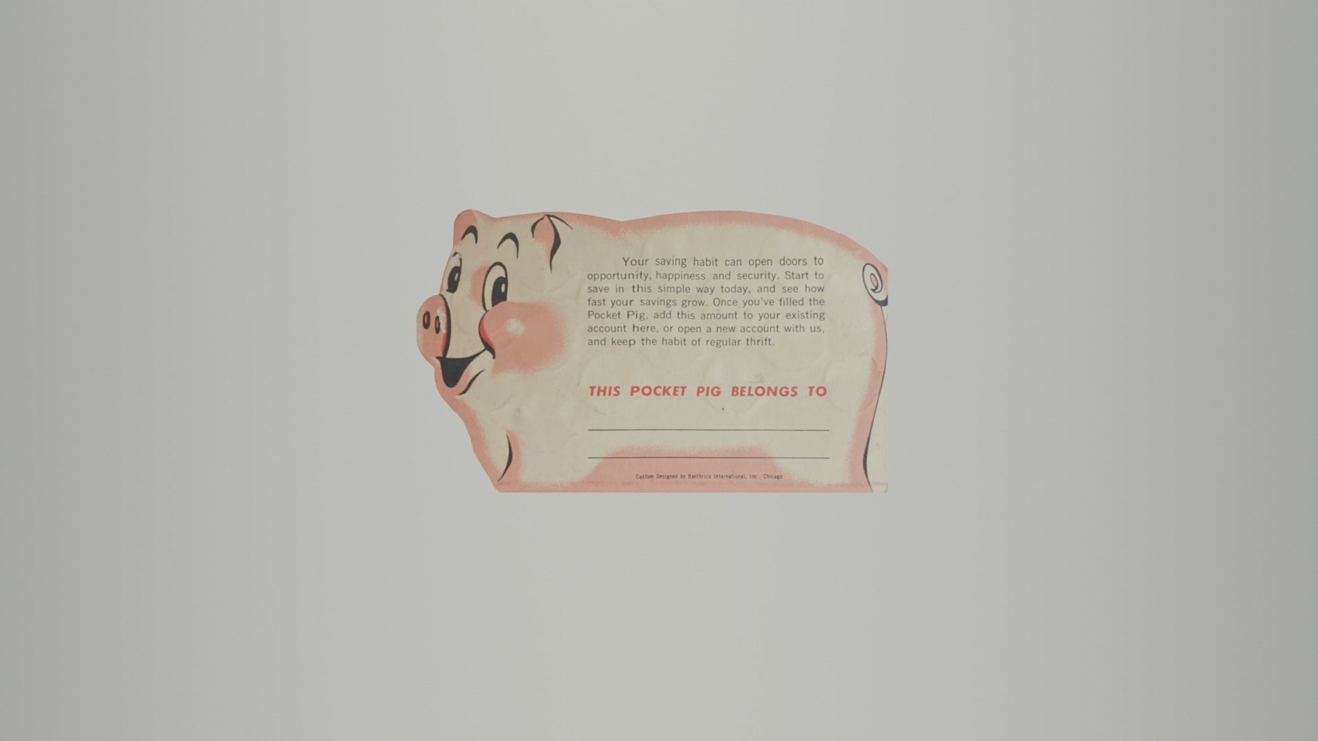 Antique Pig Coin Savers 3D Model Collection_9