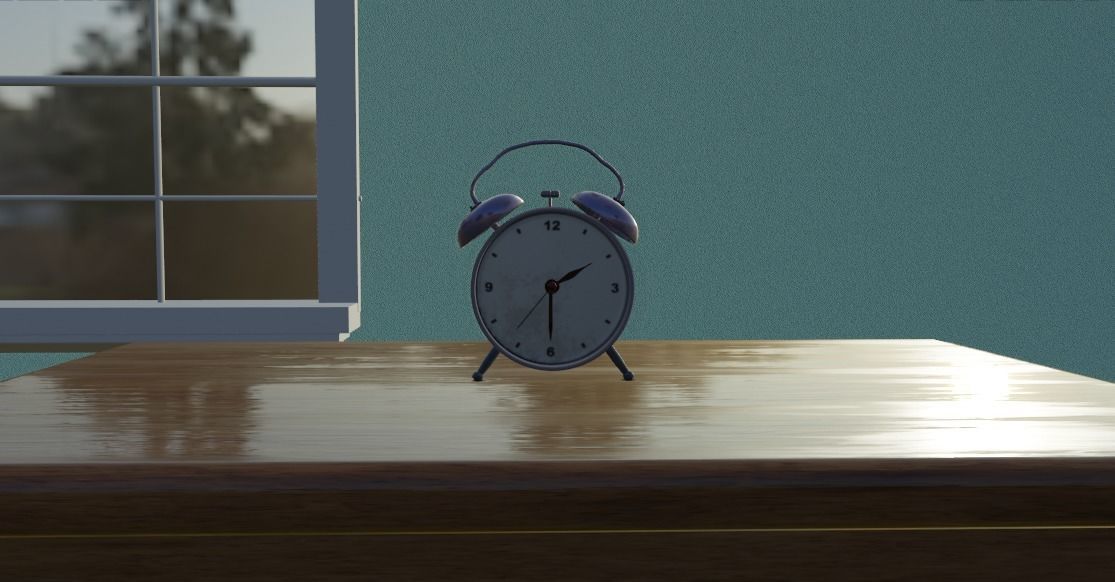 Alarm Clock 3D model_3