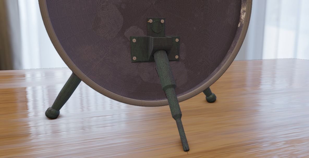 Alarm Clock 3D model_5