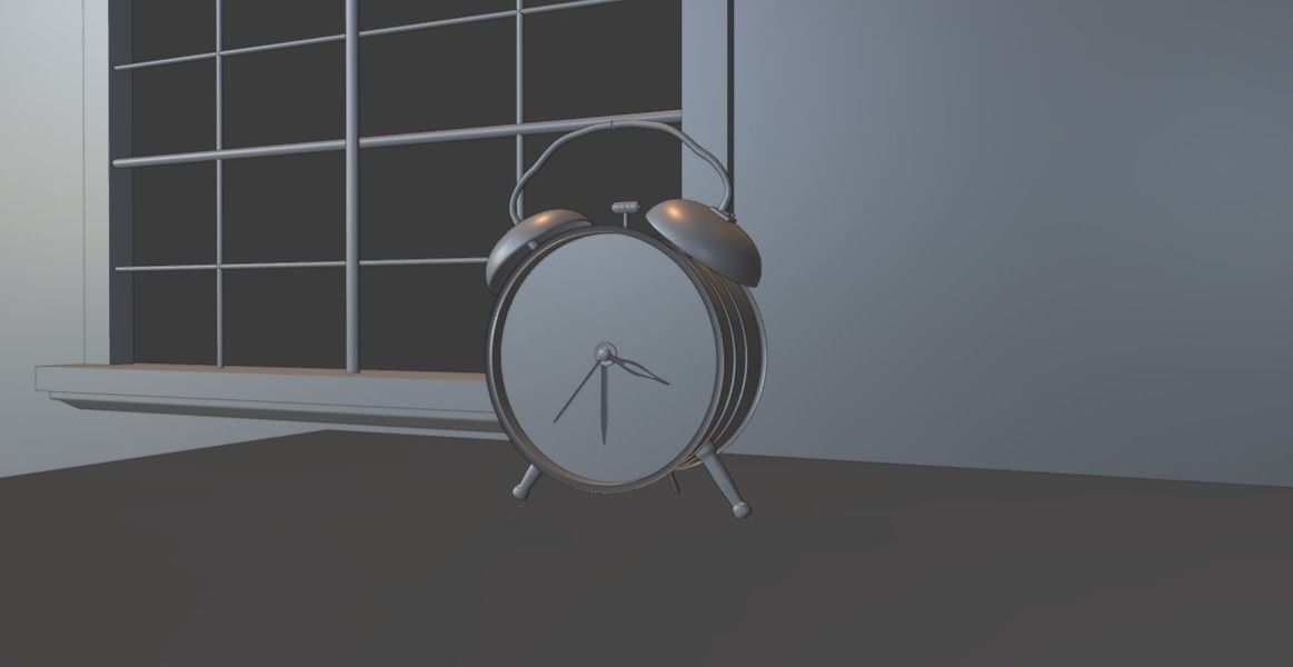 Alarm Clock 3D model_9