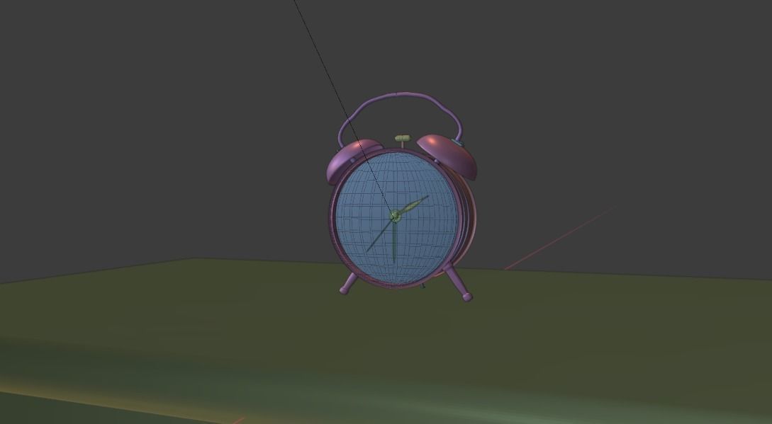 Alarm Clock 3D model_6