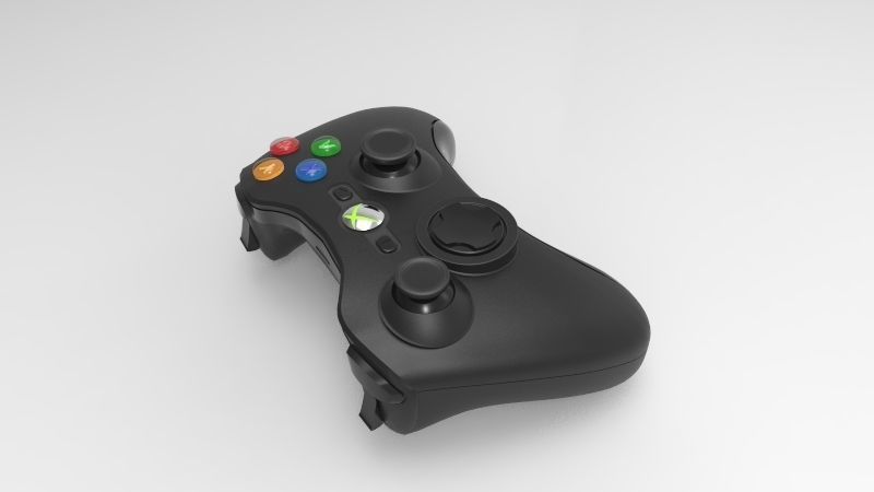 Xbox controller 3D model_5