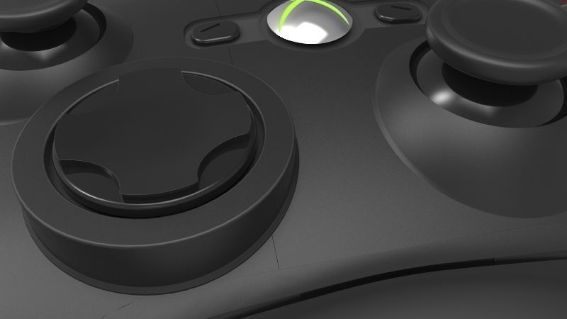 Xbox controller 3D model_3