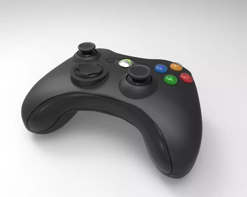 Xbox controller 3D model_0