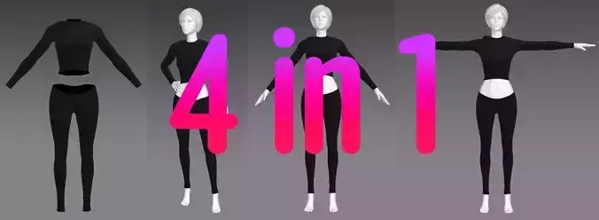 Woman Clothing 4 in 1 set53