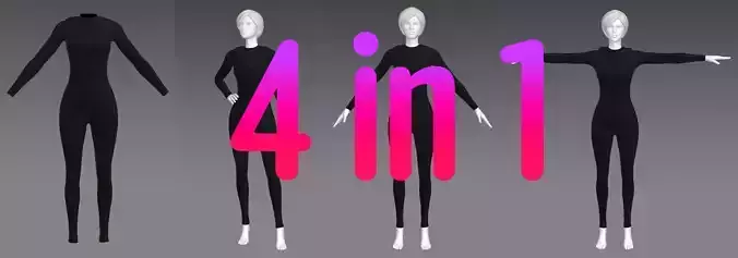 Woman Clothing 4 in 1 set54