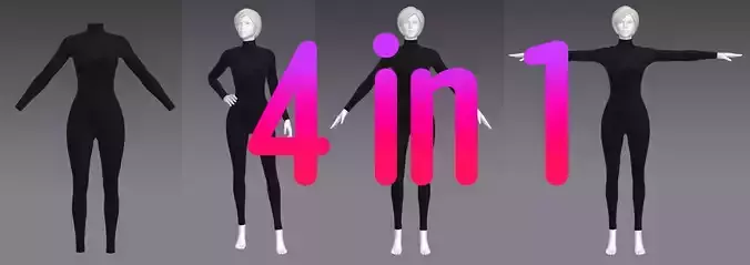 Woman Clothing 4 in 1 set55