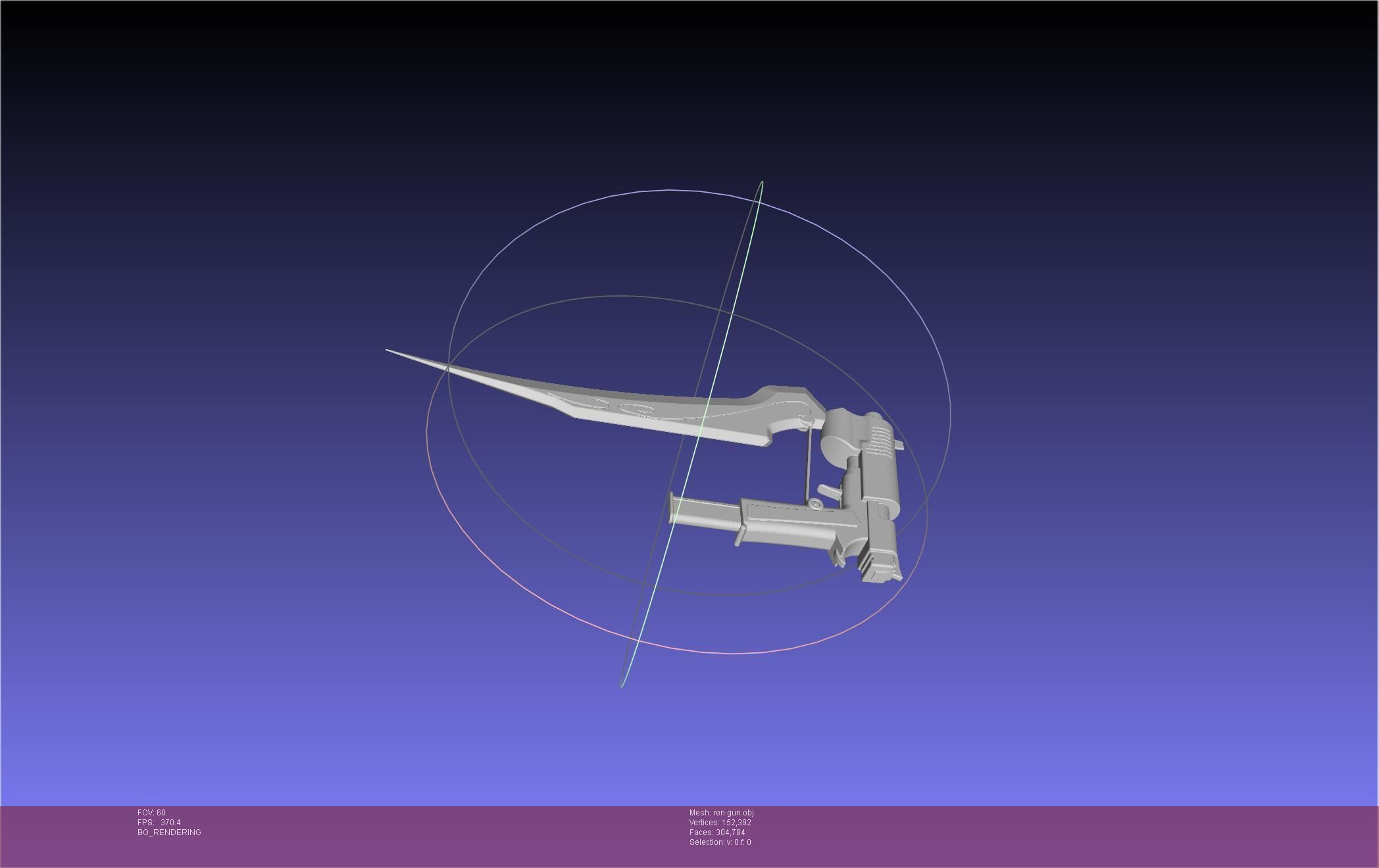 RWBY Ren Gun Basic Model 3D model_27