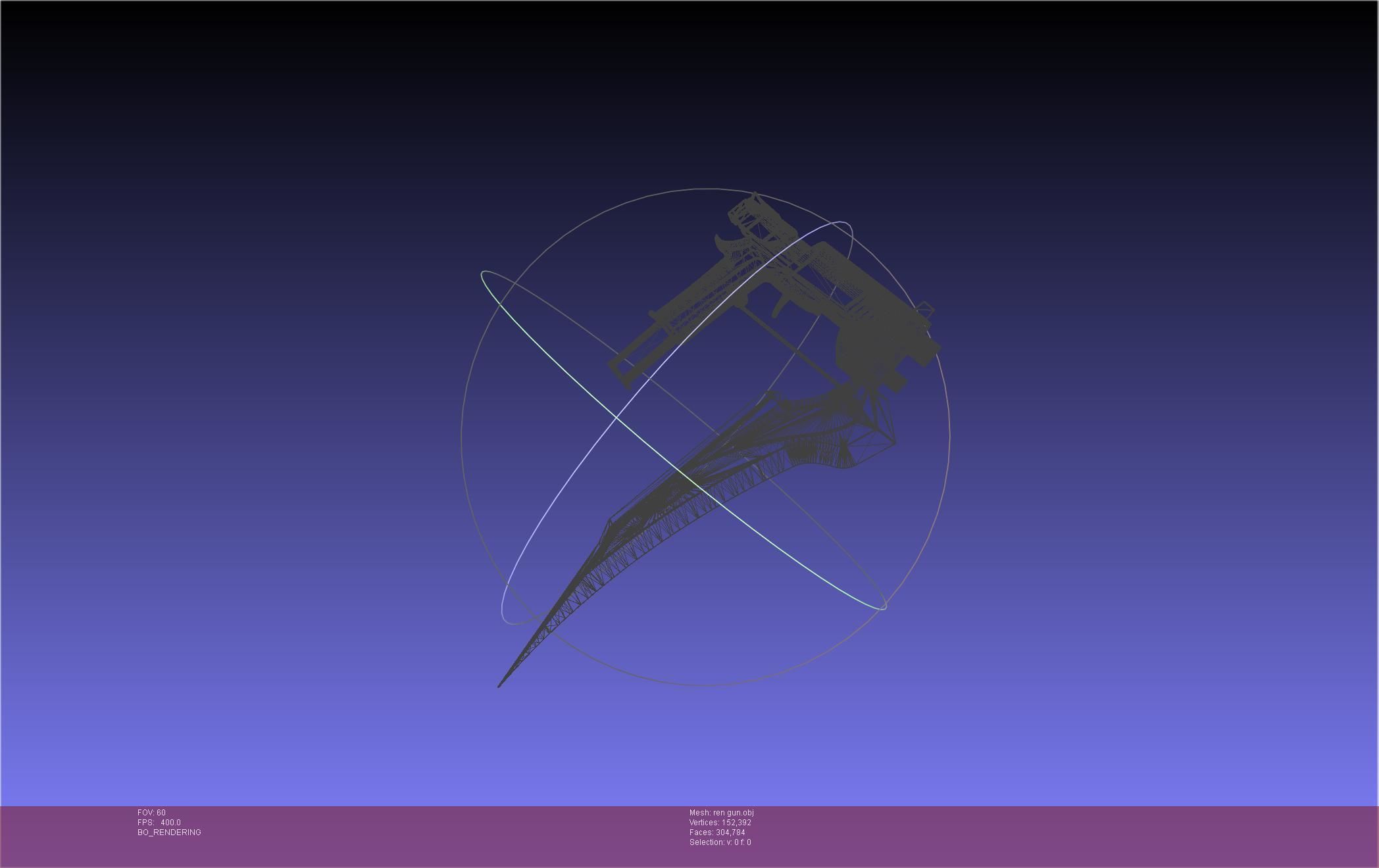 RWBY Ren Gun Basic Model 3D model_49