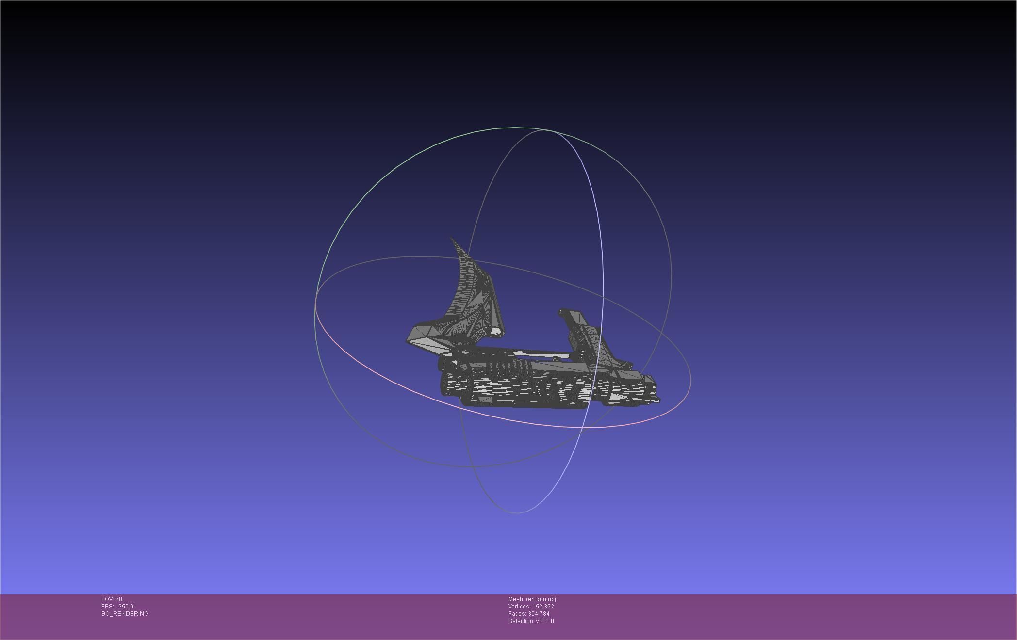 RWBY Ren Gun Basic Model 3D model_43