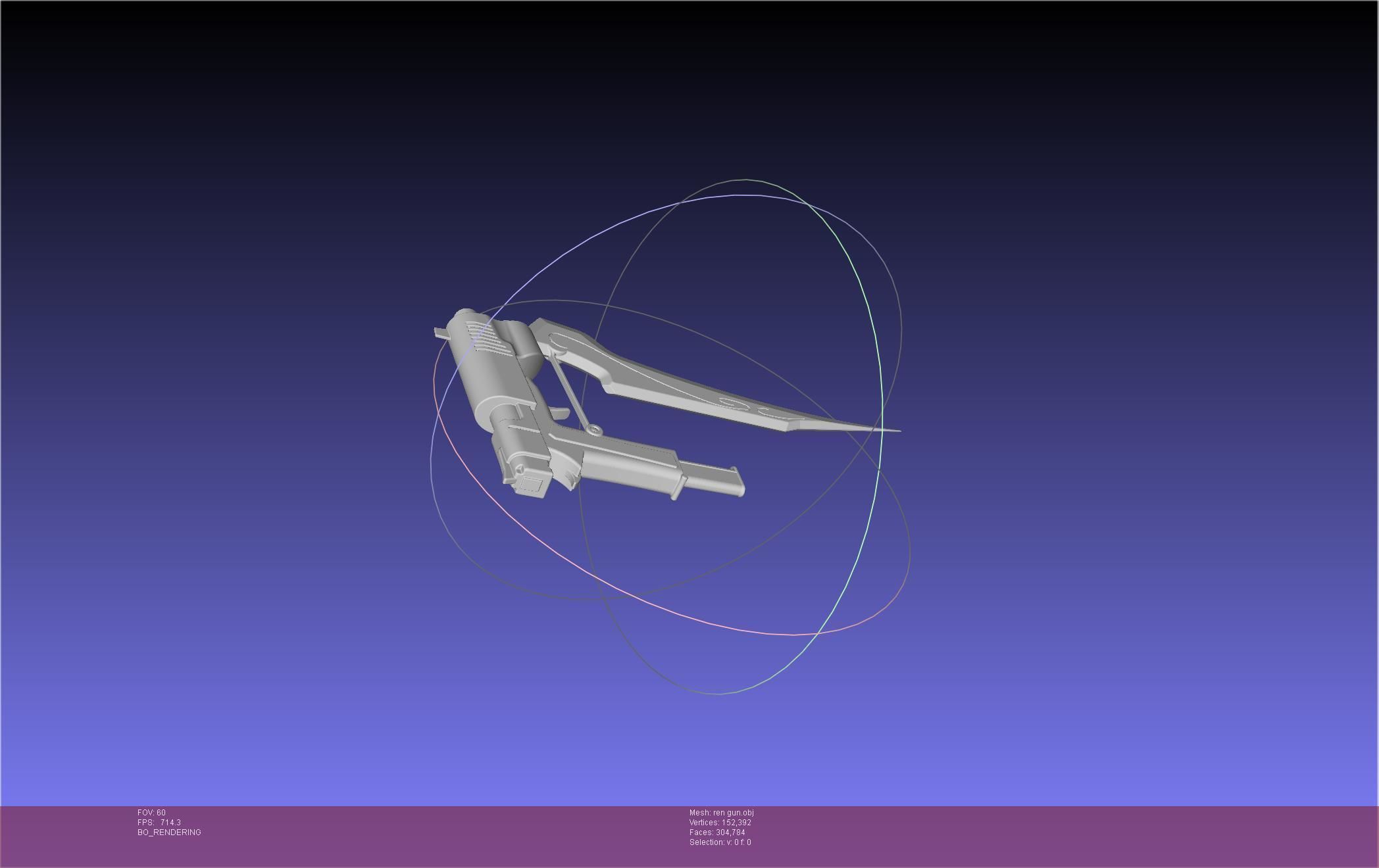 RWBY Ren Gun Basic Model 3D model_24