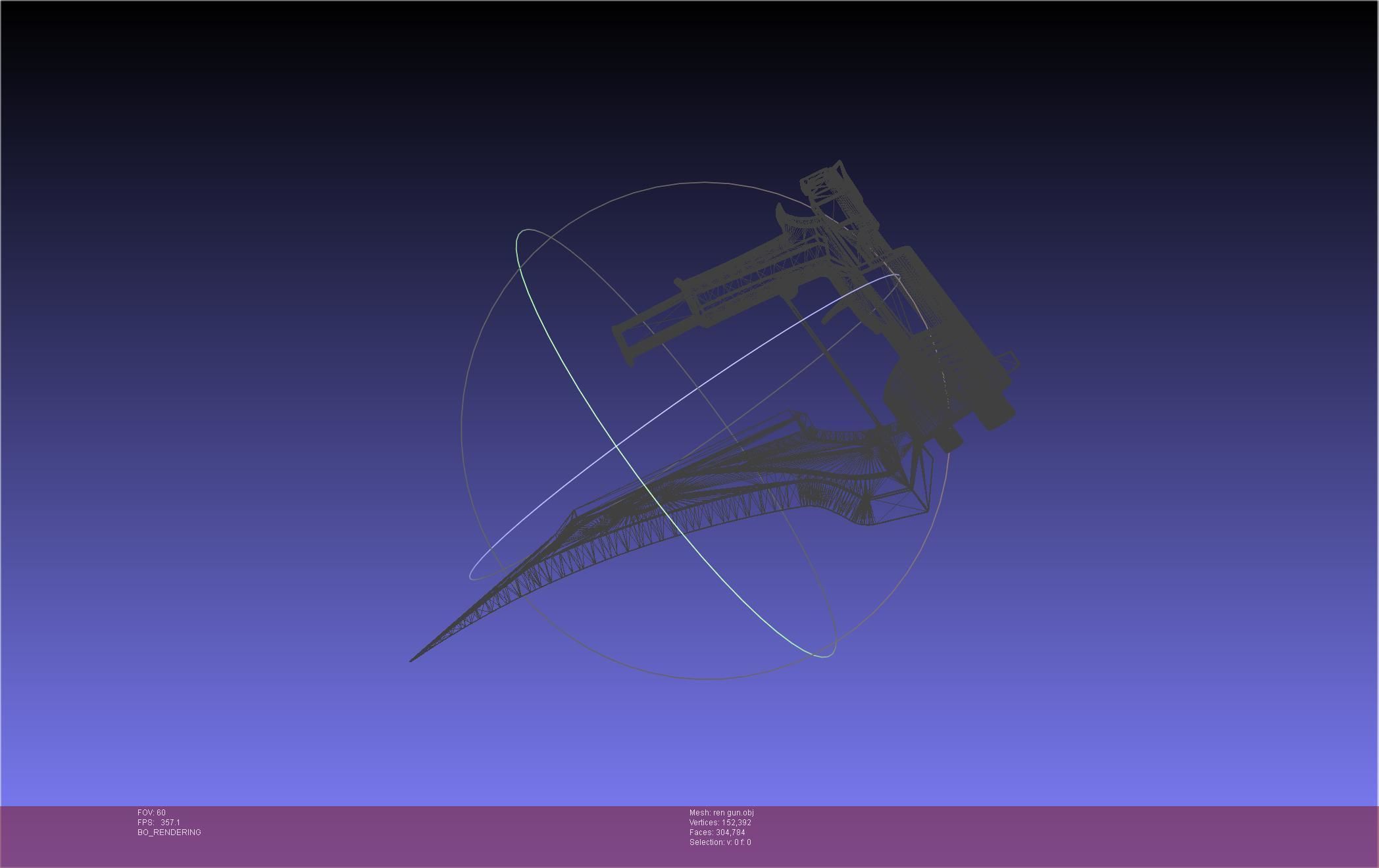 RWBY Ren Gun Basic Model 3D model_50