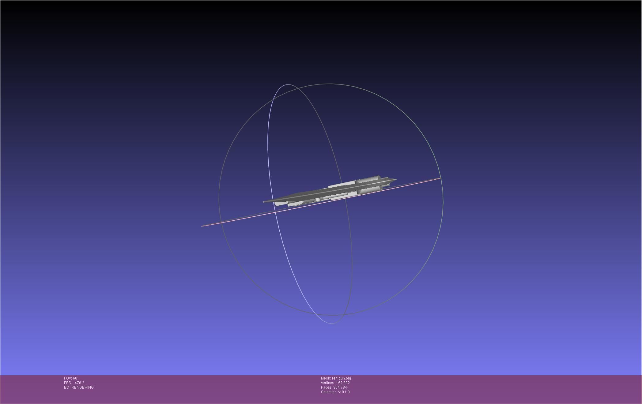 RWBY Ren Gun Basic Model 3D model_34