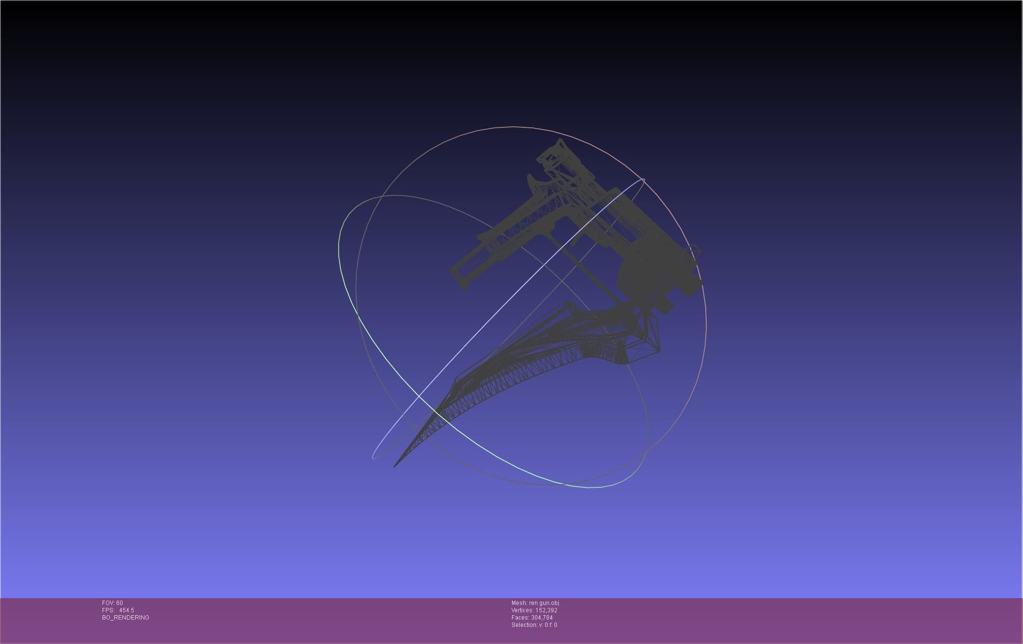 RWBY Ren Gun Basic Model 3D model_48