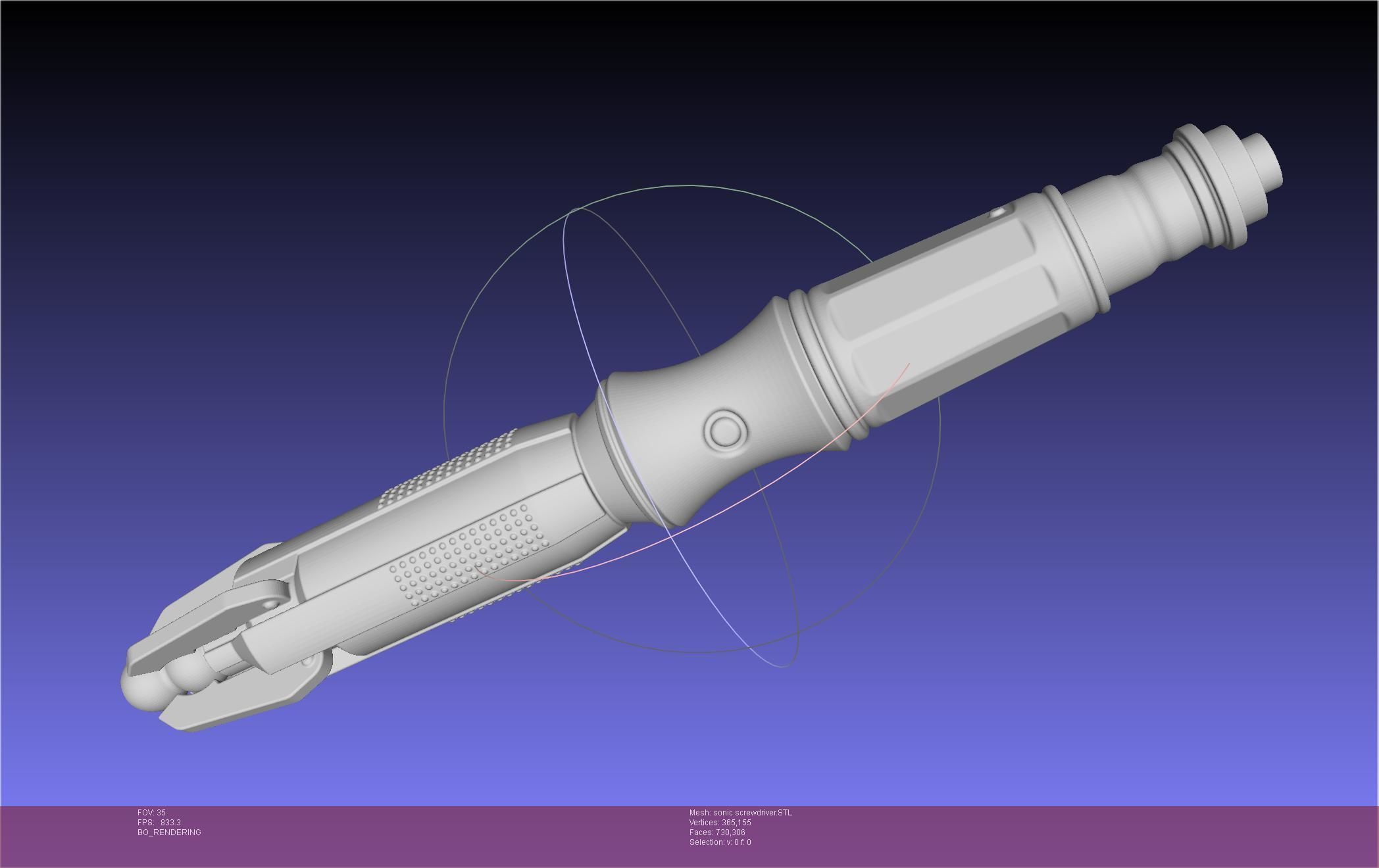 Doctor Who 11-12 Sonic Screwdriver 3D print model_52