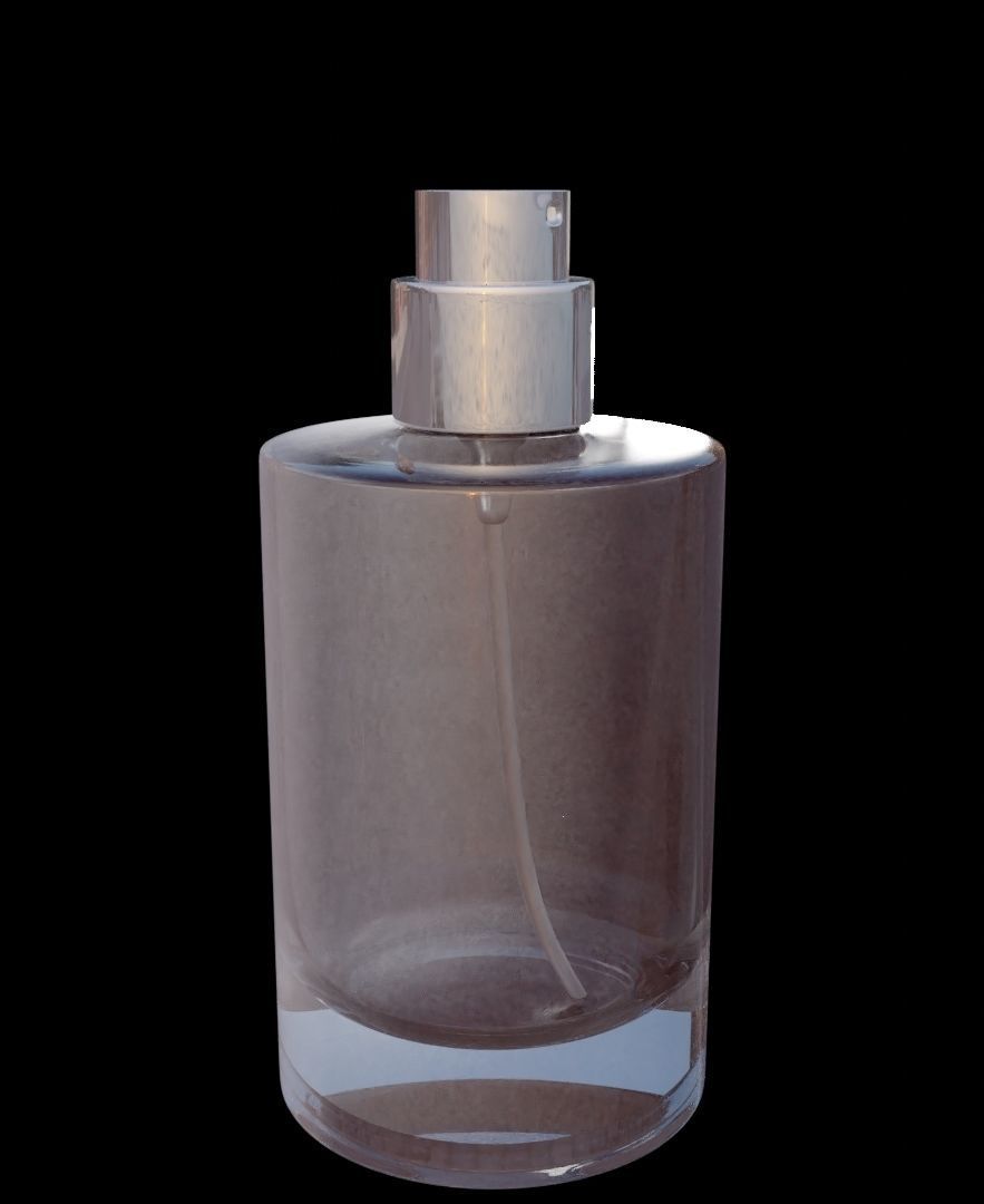 3d bottle perfume model Low-poly 3D model_1