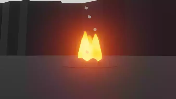 Stylized fire