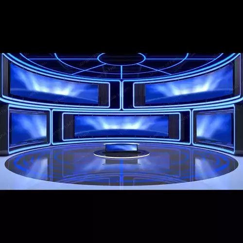 Virtual studio 3D model