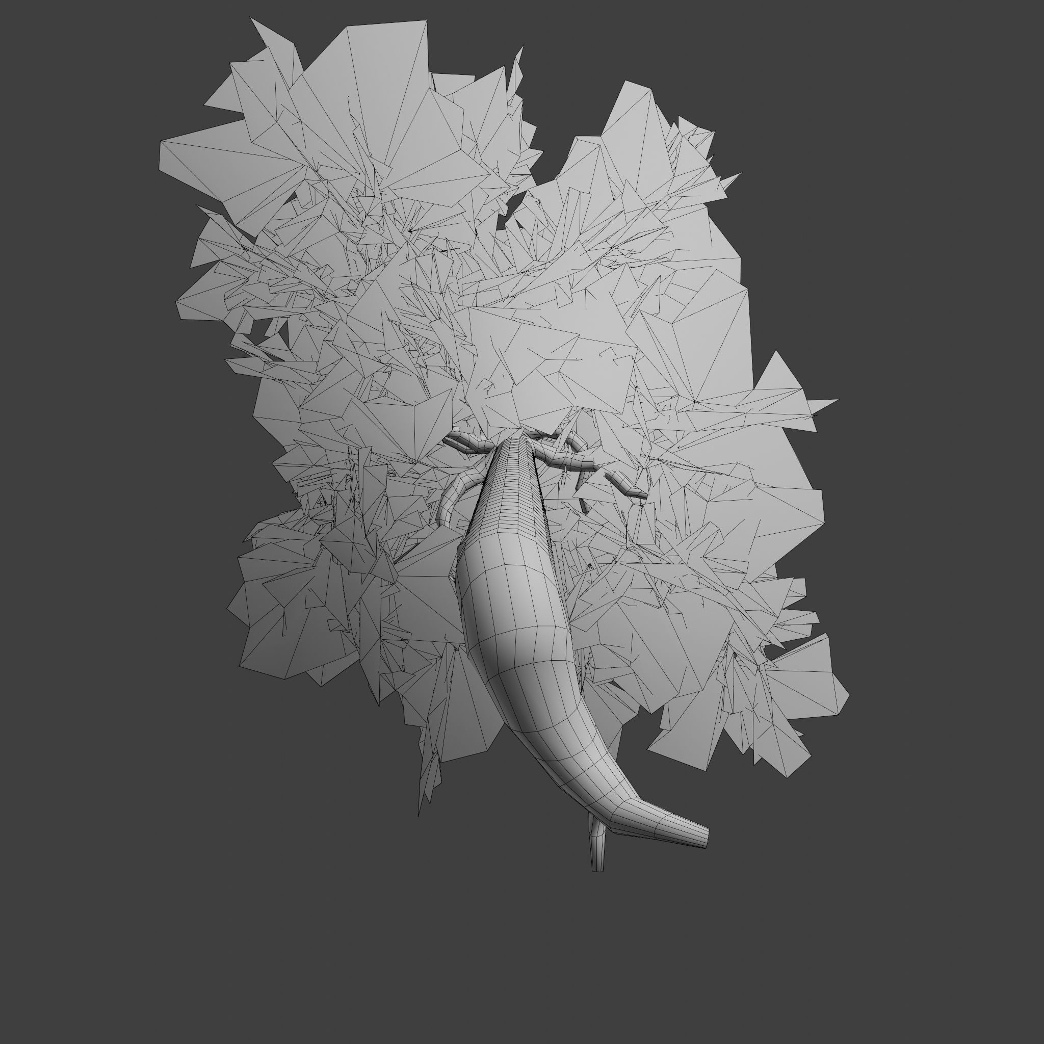 Pinyon Pine 3 Low-poly 3D model_10