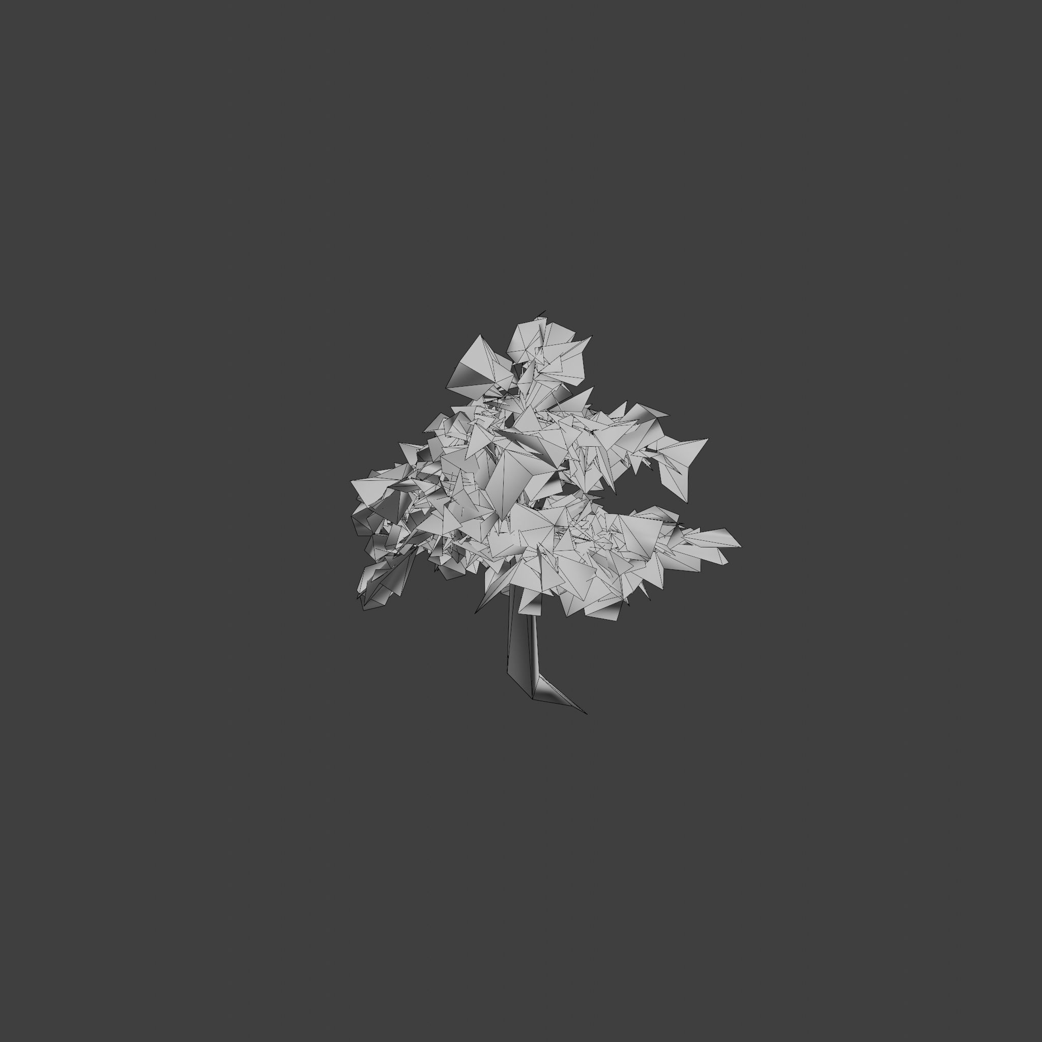 Pinyon Pine 3 Low-poly 3D model_12