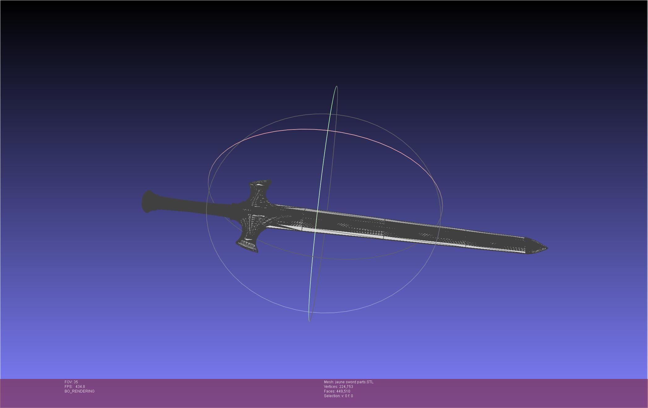RWBY Jaune Arc Sword 3D print model_38