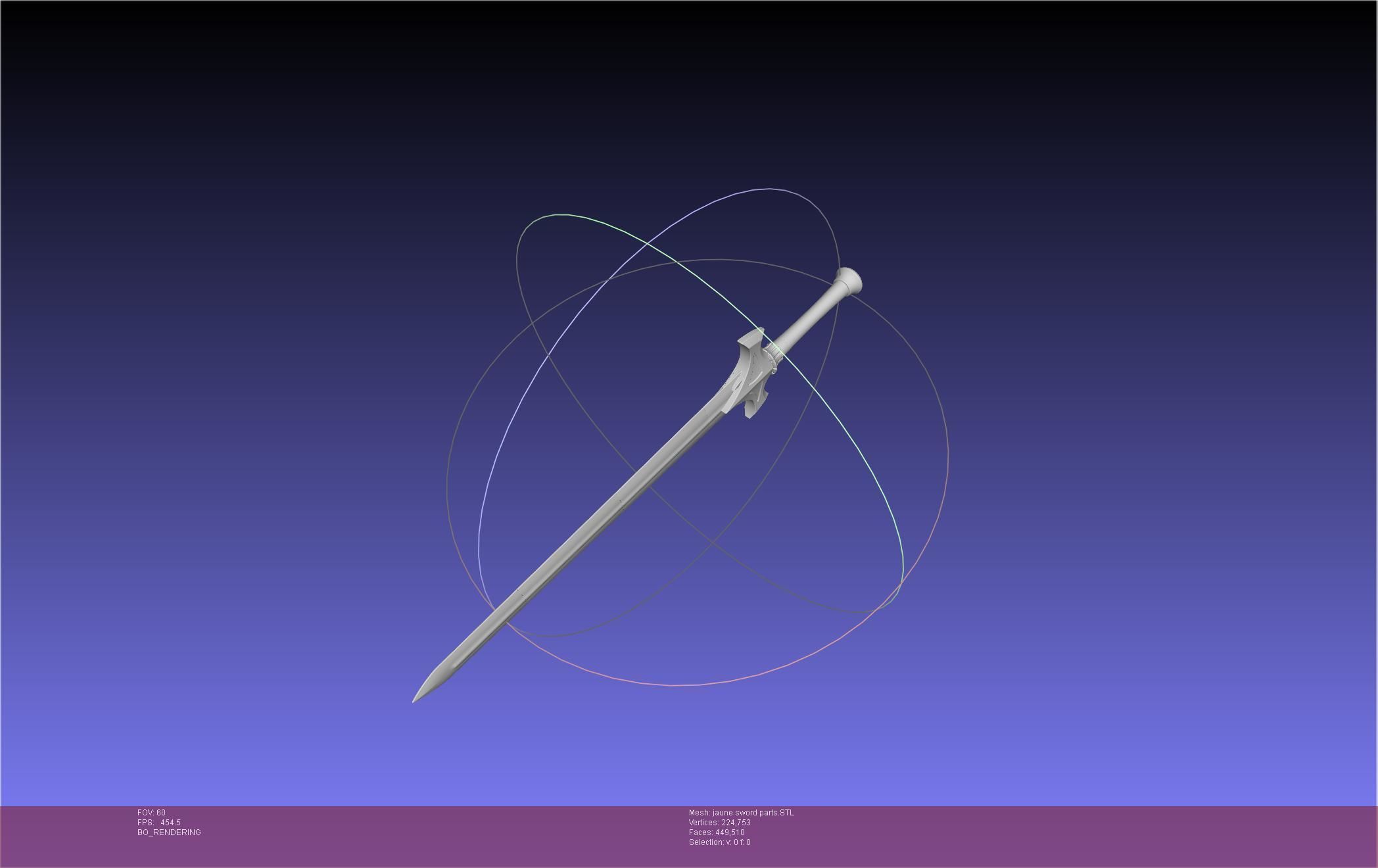 RWBY Jaune Arc Sword 3D print model_16