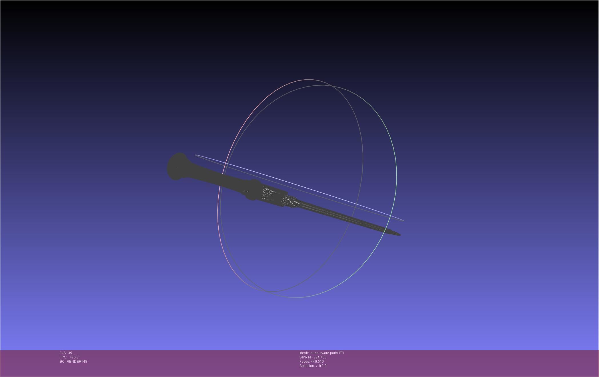 RWBY Jaune Arc Sword 3D print model_44