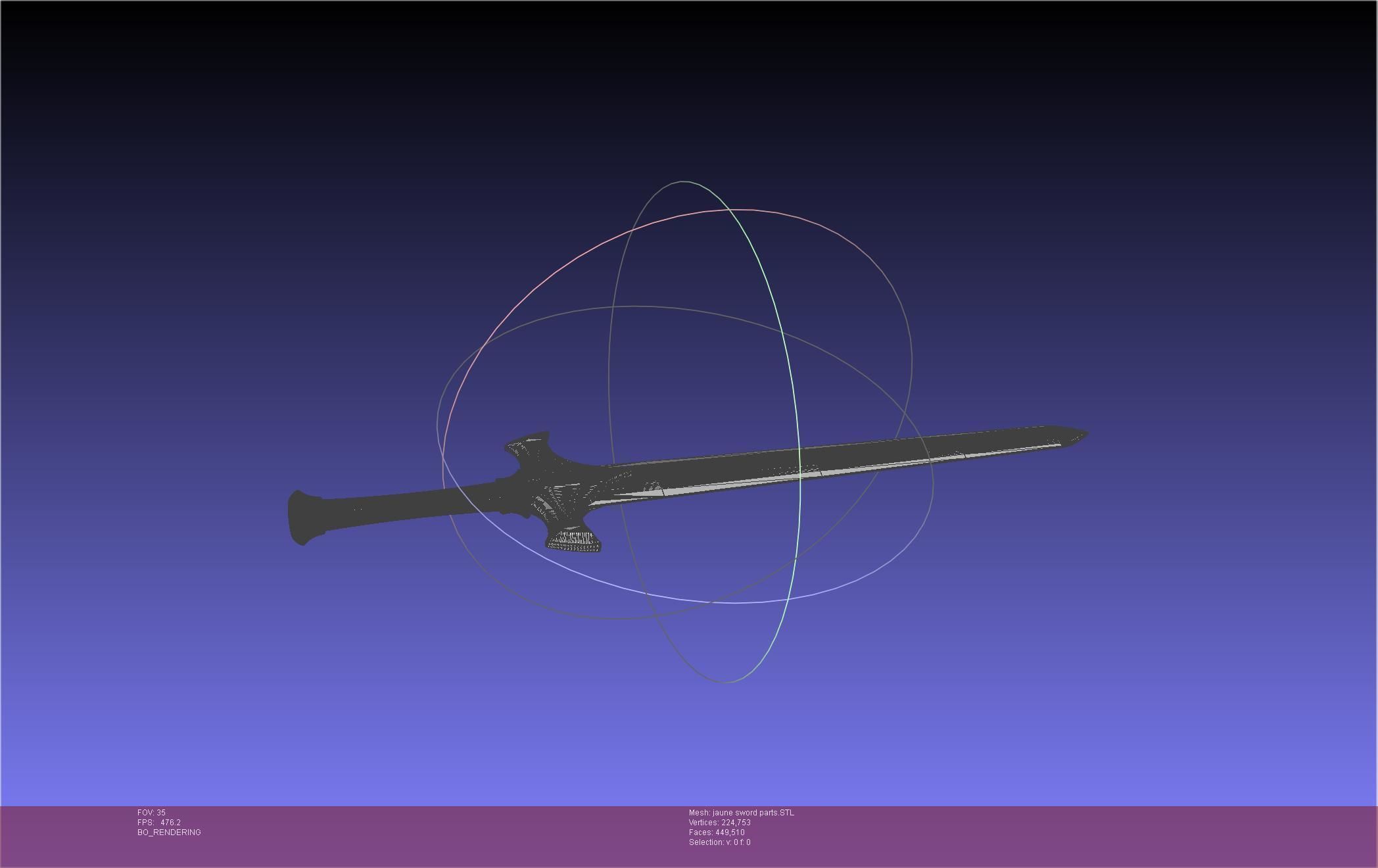 RWBY Jaune Arc Sword 3D print model_37